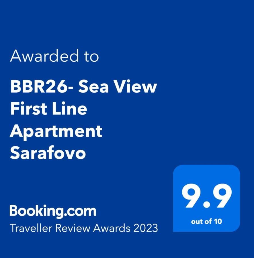 Bbr26- Sea View First Line Apartment Sarafovo Бургас Экстерьер фото